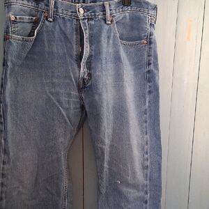 Levi's Relaxed Fit Blue Jeans Length 27 In